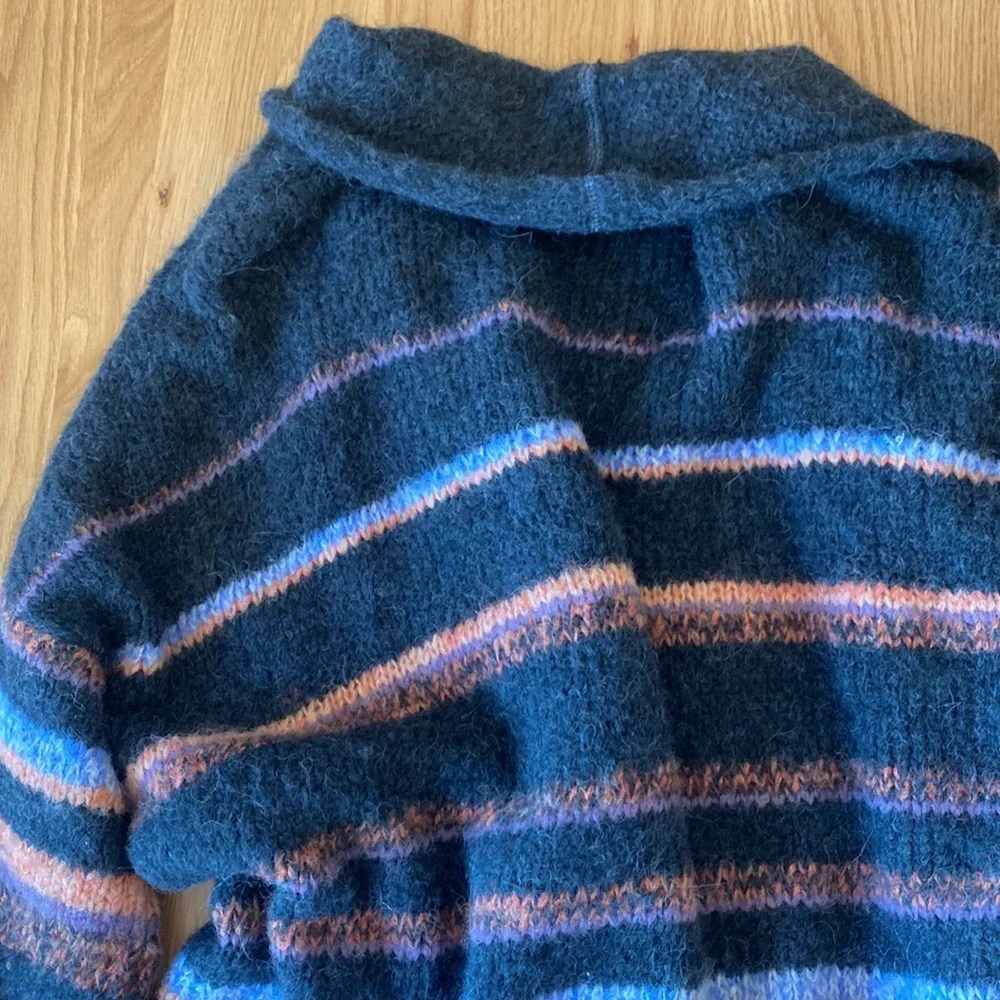 Free People Alpaca Striped Oversized Cardigan - Picture 13 of 16
